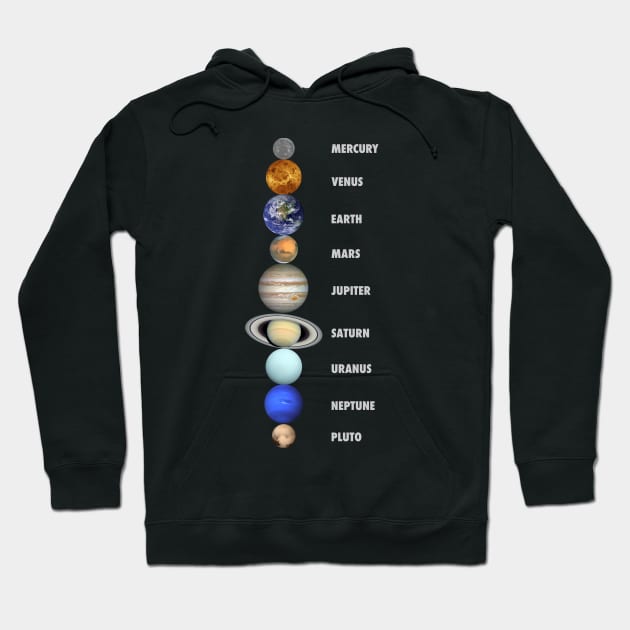 Solar System Hoodie by vladocar